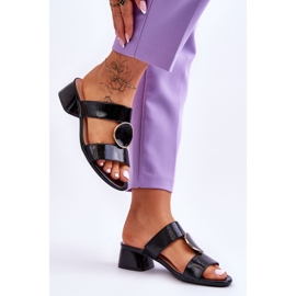 Elegantes Tacones Altos Sergio Leone KL310 Negro 3
