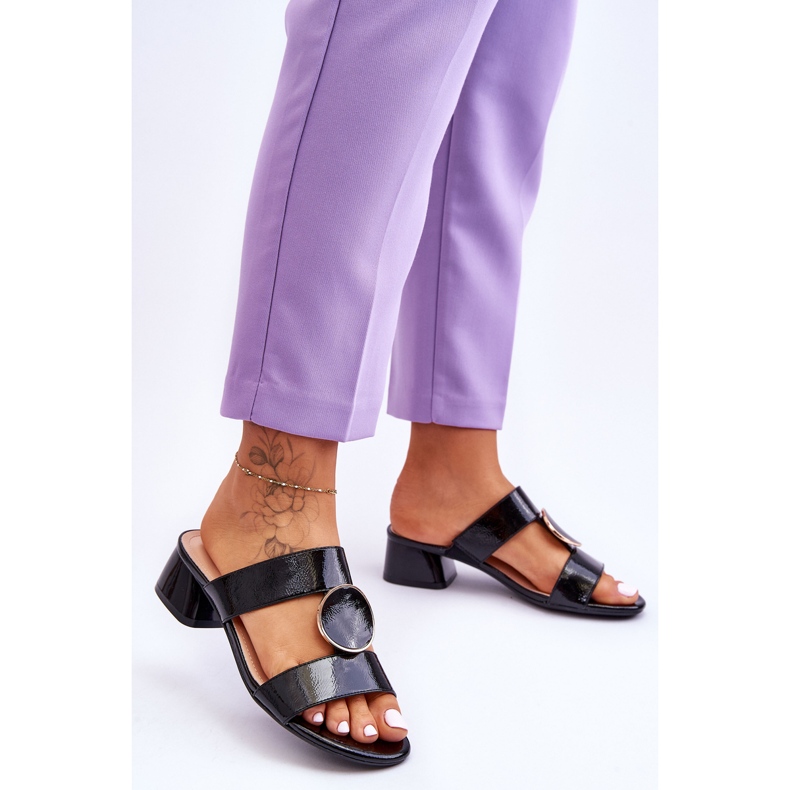 Elegantes Tacones Altos Sergio Leone KL310 Negro 2