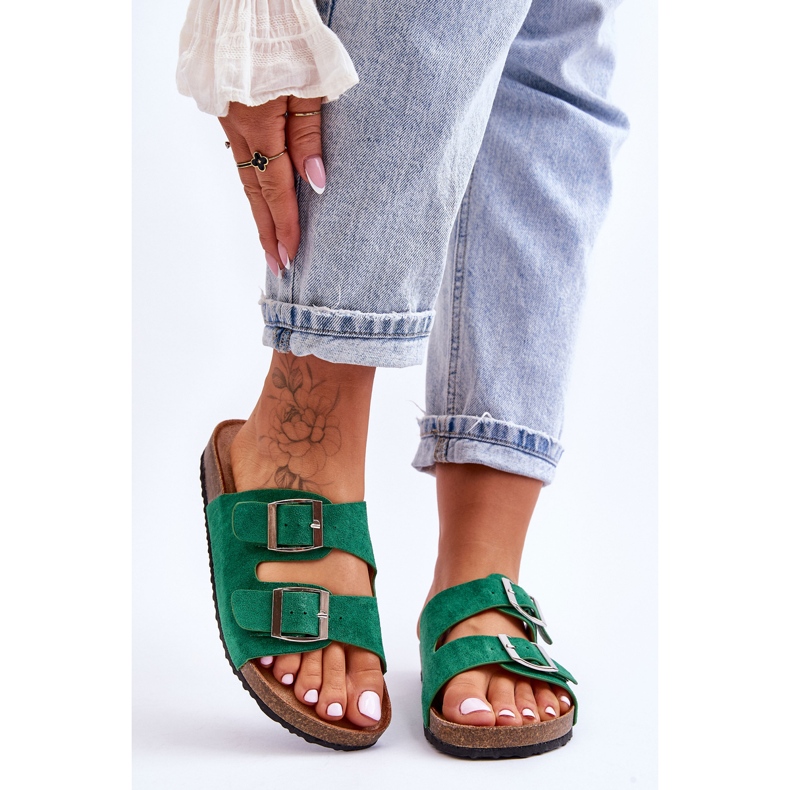 FB1 Pantuflas Mujer Destino Verde 1 FB1 Pantuflas Mujer Destino Verde 1