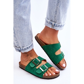 FB1 Pantuflas Mujer Destino Verde 3