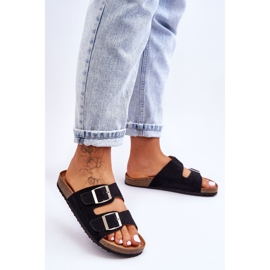 FB1 Sandalias Mujer Slip-on Negro Destino 2