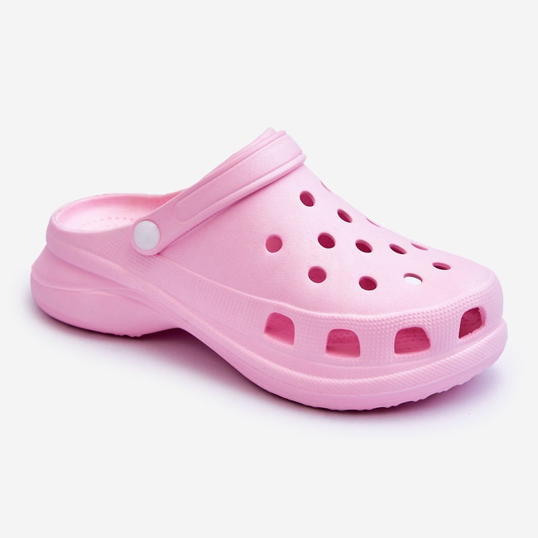 PG2 Chanclas De Espuma Crocs Con Suela Gruesa Pink Katniss rosa 1