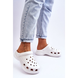PG2 Pantuflas De Espuma Crocs Con Suela Gruesa Blanco Katniss 5