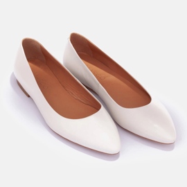 Marco Shoes bailarinas ligeras blanco 4