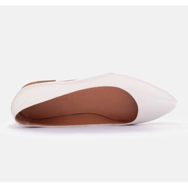 Marco Shoes bailarinas ligeras blanco 5