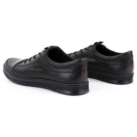 Polbut Zapato casual de piel para hombre K22 kabir negro 5