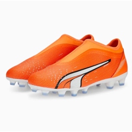 Zapatillas de fútbol Puma Ultra Match Ll FG/AG 107229 01 naranja naranjas y tintos 2