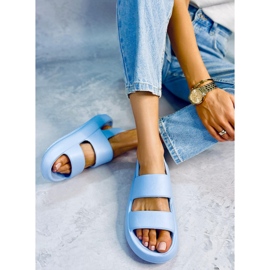 Sandalias de goma azul Boddie 4