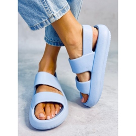 Sandalias de goma azul Boddie 1