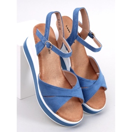 Sandalias cuña Winkler Azul 1 Sandalias cuña Winkler Azul 1
