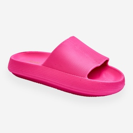 Fashion Zapatillas Moda Espuma Sobre Plataforma Chunky Fucsia Linnea rosado 1
