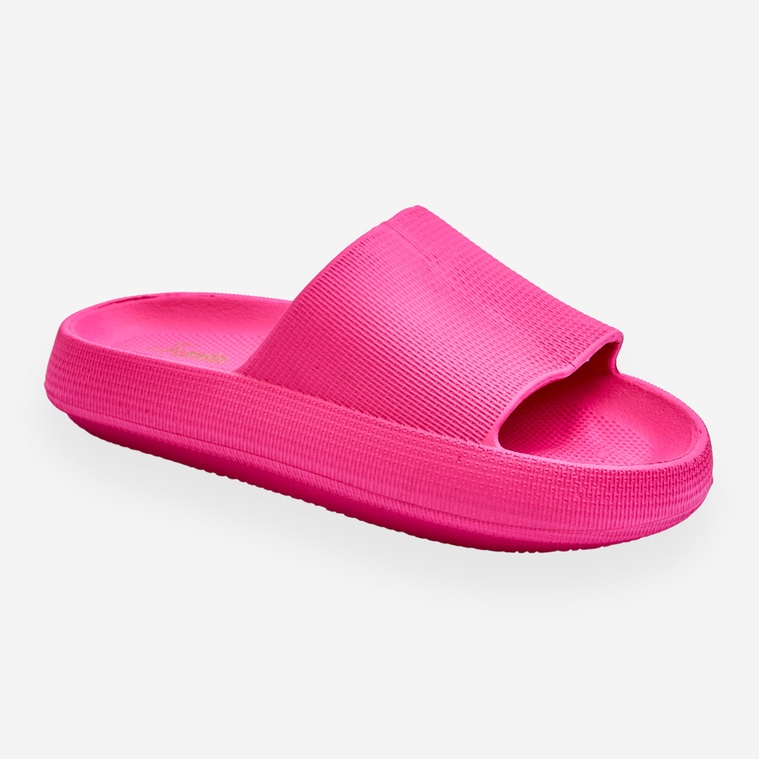 Fashion Zapatillas Moda Espuma Sobre Plataforma Chunky Fucsia Linnea rosado 1