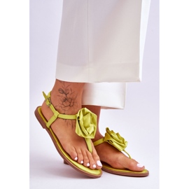 FS1 Chanclas De Mujer Con Tejido Rosa Carisma Lima verde 6