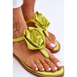 FS1 Chanclas De Mujer Con Tejido Rosa Carisma Lima verde 5