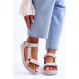 Sandalias Ante Velcro Big Star LL276014 beige 1 Sandalias Ante Velcro Big Star LL276014 beige 1