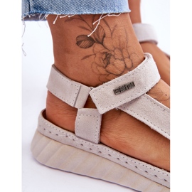 Sandalias Ante Velcro Big Star LL276014 beige 5