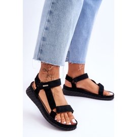 Sandalias Ante Velcro Big Star LL276011 Negro 2