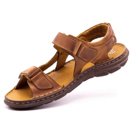 Polbut 277 sandalias camel marrón 1