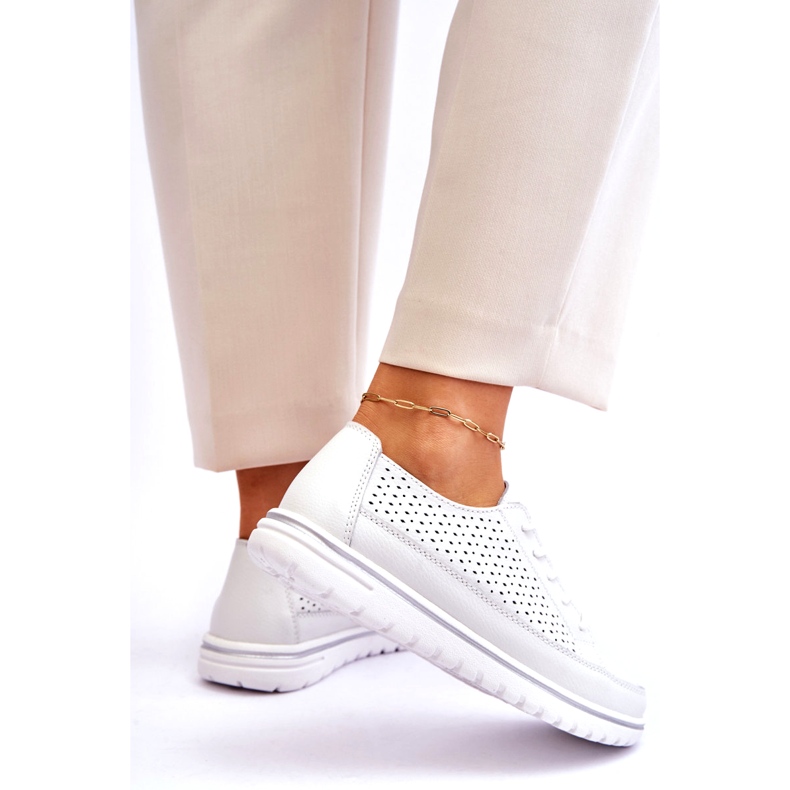 Vinceza Deportivas Mujer Piel Deportivas Deportivas Blancas Elami blanco 5