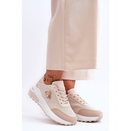 PS1 Deportivas Brillantes Con Adorno Séneca Beige 7