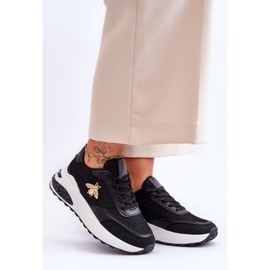 PS1 Zapatillas Deportivas Brillantes Con Decoración Seneca Negra negro 7