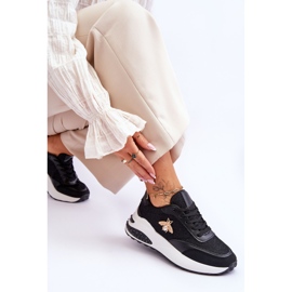 PS1 Zapatillas Deportivas Brillantes Con Decoración Seneca Negra negro 6