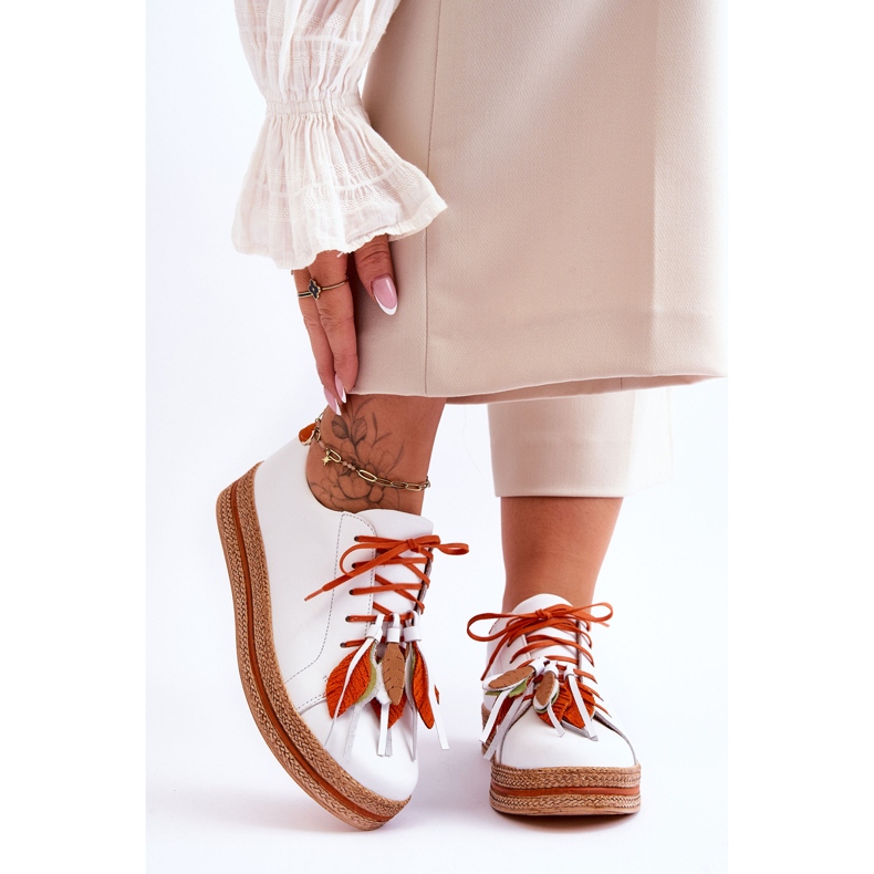 Zapatos de cuero Maciejka 04550-11 Blanco 1