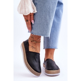 Alpargatas Piel Mocasines Big Star LL276002 Negro 1