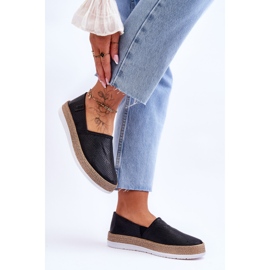 Alpargatas Piel Mocasines Big Star LL276002 Negro 3