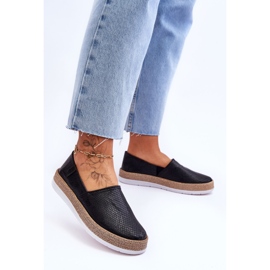 Alpargatas Piel Mocasines Big Star LL276002 Negro 2