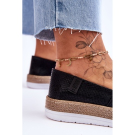 Alpargatas Piel Mocasines Big Star LL276002 Negro 4