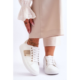 Deportivas Mujer Con Jets Blanco-Oro Axelle 2 Deportivas Mujer Con Jets Blanco-Oro Axelle 2