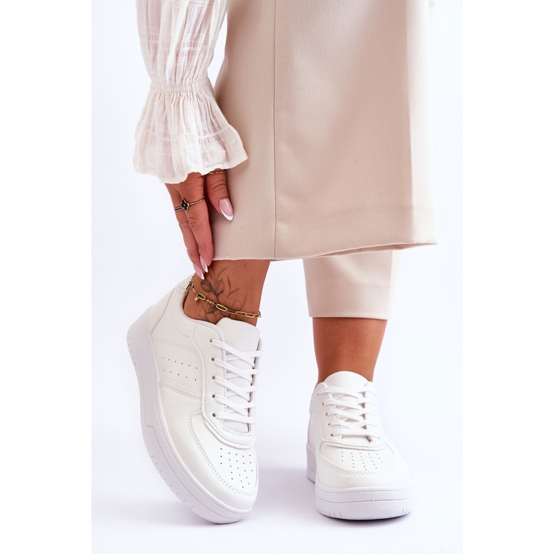 Zapatillas Deportivas Clásicas Plataforma Blanco Feel It 1