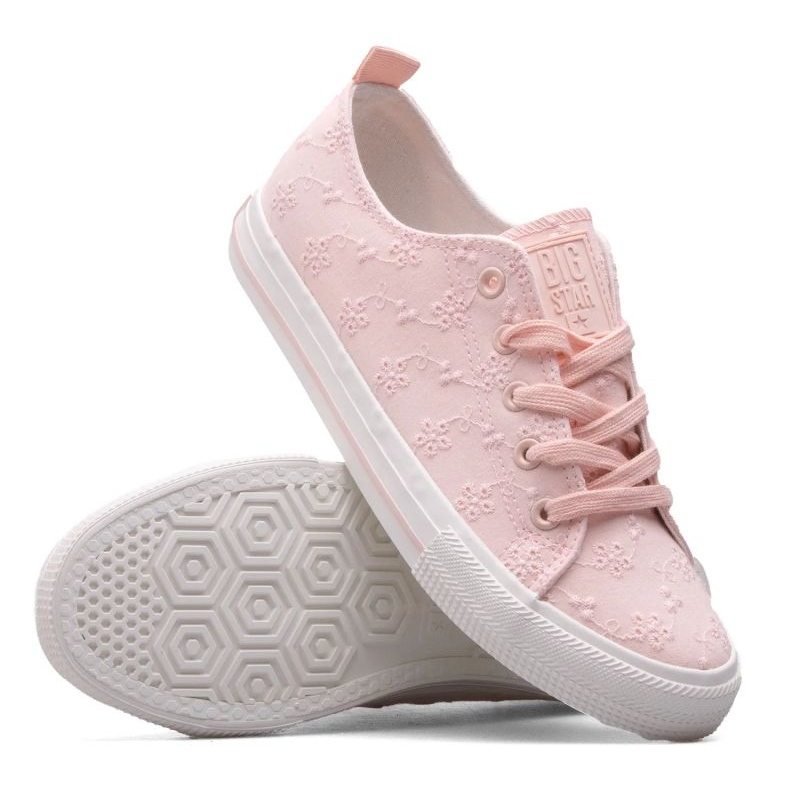 Zapatos Big Star W LL274224 rosado 1