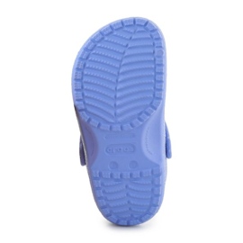 Zuecos Crocs Classic Glitter Clog K Jr 206993-5Q6 azul 4