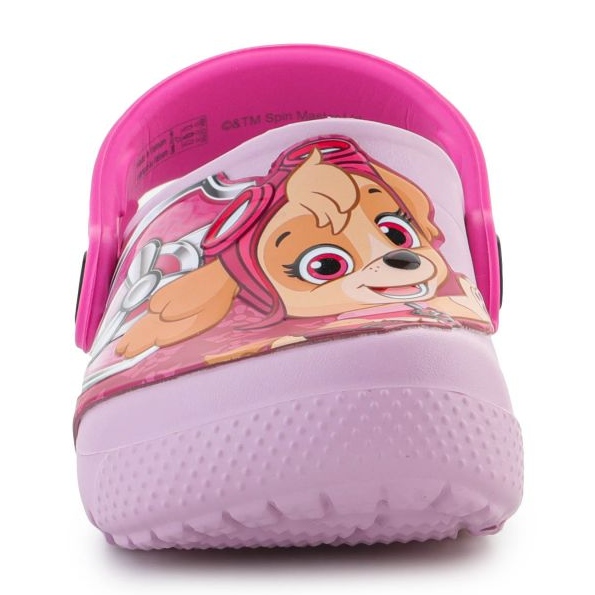 Zuecos Crocs Fl Paw Patrol Patch Cg T 207487-6GD rosa 1