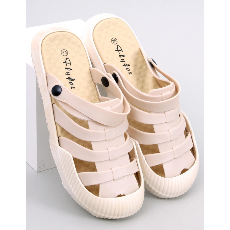 Sandalias de goma de mujer Sammy Beige 1