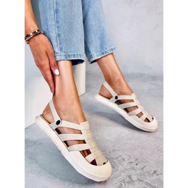 Sandalias de goma de mujer Sammy Beige 5