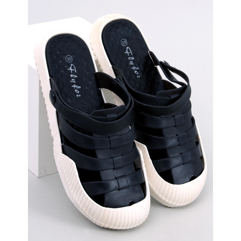 Sandalias de goma de mujer Sammy Black negro 1