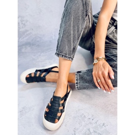 Sandalias de goma de mujer Sammy Black negro 5