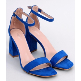 Sandalias tacón Aisha Marino azul 1
