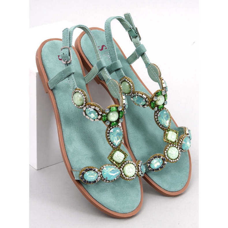 Seastar Sandalias con cuentas Jolene Green verde 1