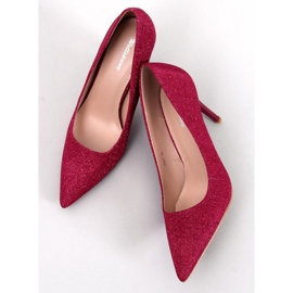 Tacones irisados ​​de mujer Maineri Fucsia Roes rosado 1