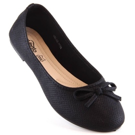 Bailarinas con lazo eVento W 1136 negro 1 Bailarinas con lazo eVento W 1136 negro 1