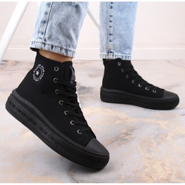 Deportivas tobilleras plataforma Big Star W INT1875A negro 2