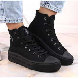 Deportivas tobilleras plataforma Big Star W INT1875A negro 3