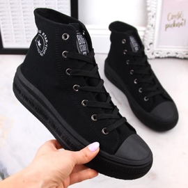 Deportivas tobilleras plataforma Big Star W INT1875A negro 4