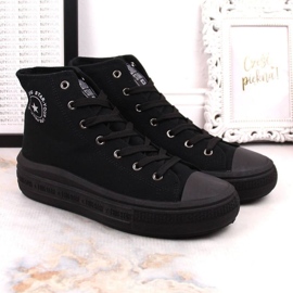 Deportivas tobilleras plataforma Big Star W INT1875A negro 5