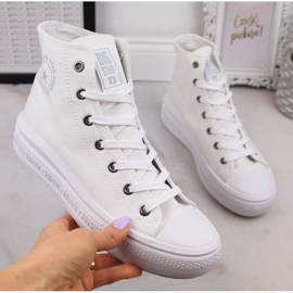 Deportivas tobilleras plataforma Big Star W INT1875B blanco 4