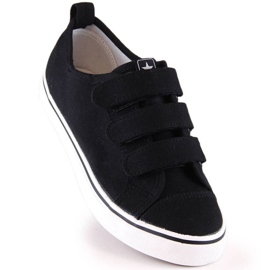 Deportivas velcro News Jr EVE408B negro 1